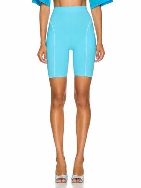 Jacquemus Turquoise Bike Shorts